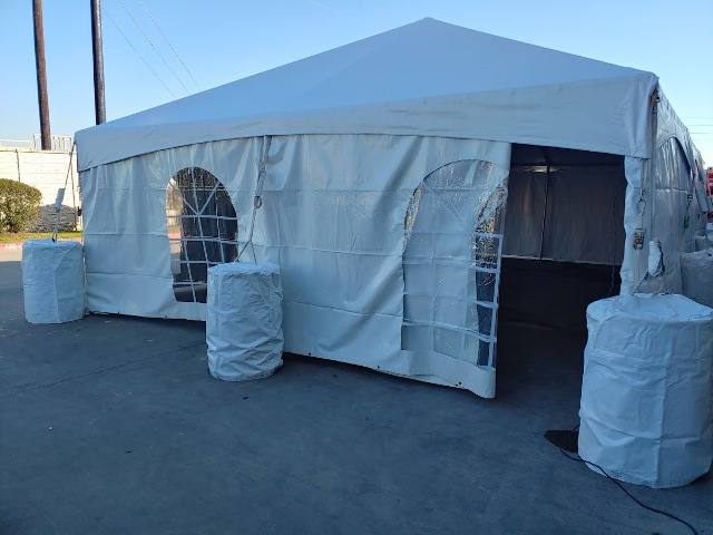WATER BARREL W/WHITE COVER